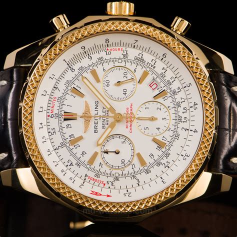 breitling bentley 18k gold watch|breitling bentley 2024 price.